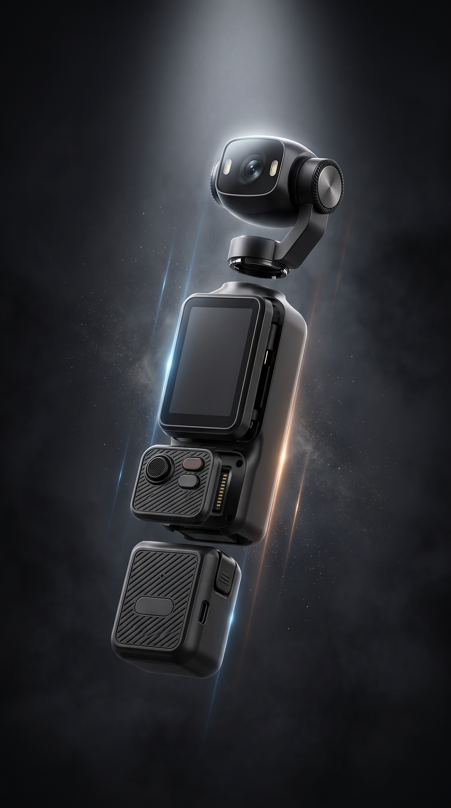 BrixCam 4K — 360° Rotating Vlog Camera